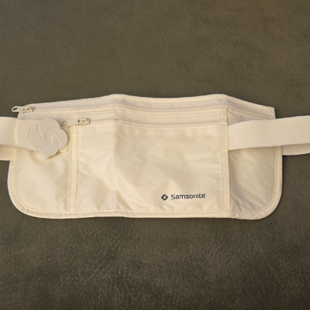 SAMSONITE 2-Pocket Travel Belt / Crossbody Wallet